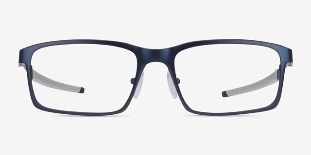 Oakley Base Plane Matte Midnight MetalEyeglass Frames from EyeBuyDirect, Front View