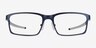 Oakley Base Plane Matte Midnight MetalEyeglass Frames from EyeBuyDirect, Front View