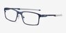 Oakley Base Plane Matte Midnight MetalEyeglass Frames from EyeBuyDirect, Angle View