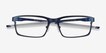 Oakley Base Plane Matte Midnight MetalEyeglass Frames from EyeBuyDirect, Closed View