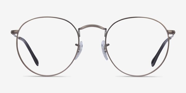 Ray-Ban RB3447V Round Gunmetal Metal Eyeglass Frames
