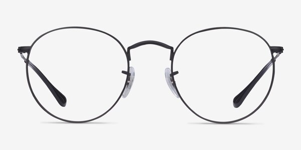 Ray-Ban RB3447V Round Noir Métal Montures de lunettes de vue