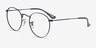 Ray-Ban RB3447V Round Black MetalEyeglass Frames from EyeBuyDirect, Angle View