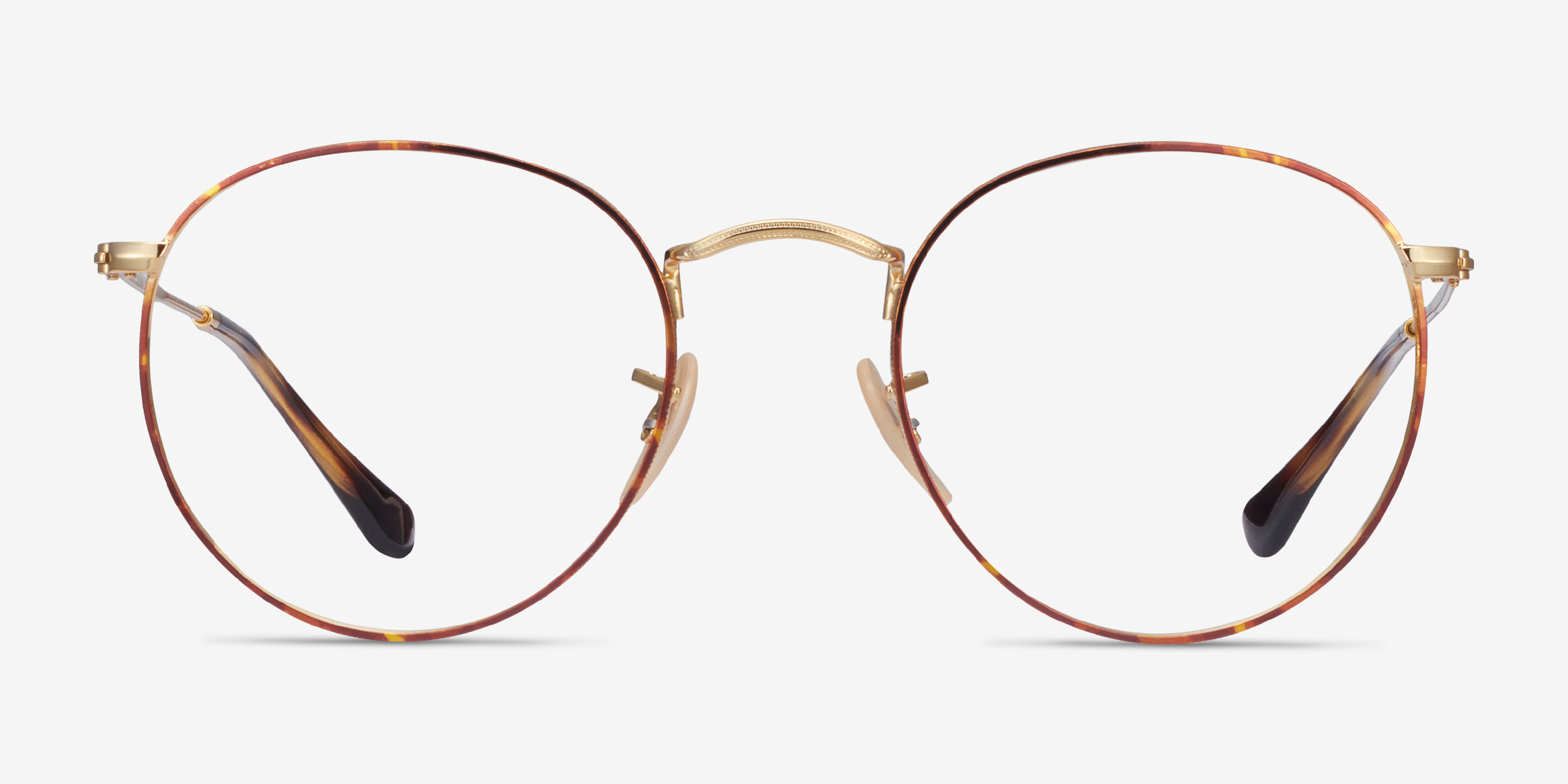 Ray Ban Rb3447v Round Round Tortoise And Gold Frame Eyeglasses Eyebuydirect Canada