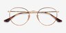 Ray-Ban RB3447V Round Tortoise & Gold MetalEyeglass Frames from EyeBuyDirect, Closed View