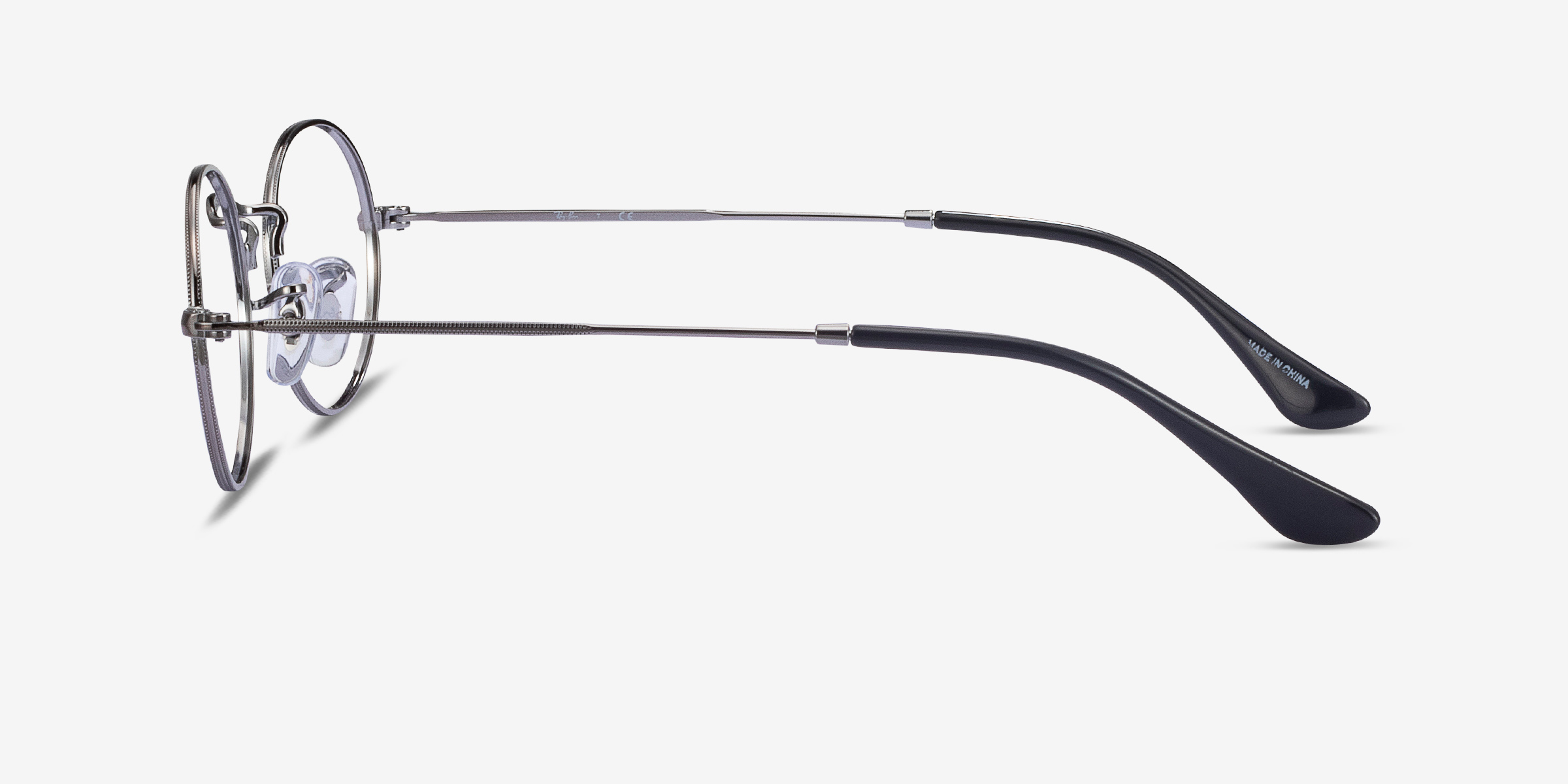 Ray Ban Rb3547v Oval Oval Gunmetal Frame Eyeglasses Eyebuydirect Canada 
