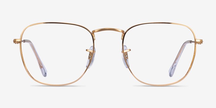 Ray-Ban RB3857V Gold Metal Eyeglass Frames from EyeBuyDirect