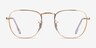 Ray-Ban RB3857V Gold MetalEyeglass Frames from EyeBuyDirect, Front View
