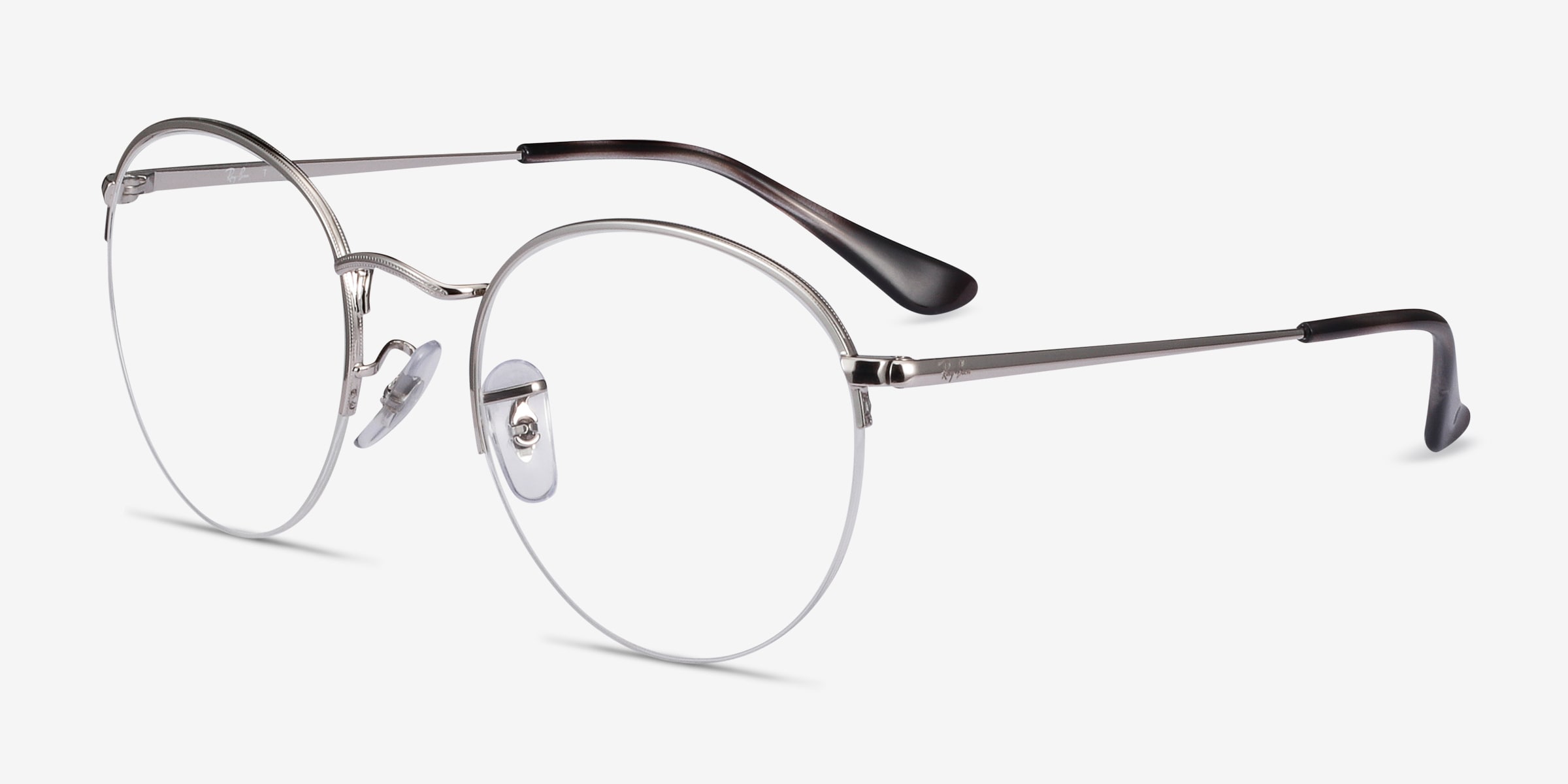 Ray-Ban RB3947V Round - Round Silver Frame Eyeglasses | Eyebuydirect
