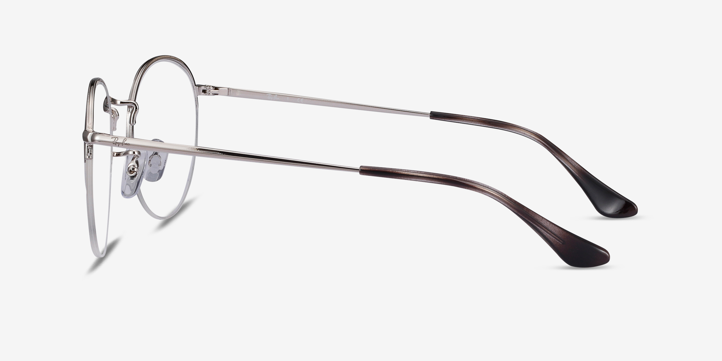 RayBan RB3947V Round Round Silver Frame Eyeglasses Eyebuydirect