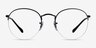 Ray-Ban RB3947V Round Black MetalEyeglass Frames from EyeBuyDirect, Front View