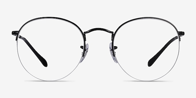 Ray-Ban RB3947V Round Black Metal Eyeglass Frames