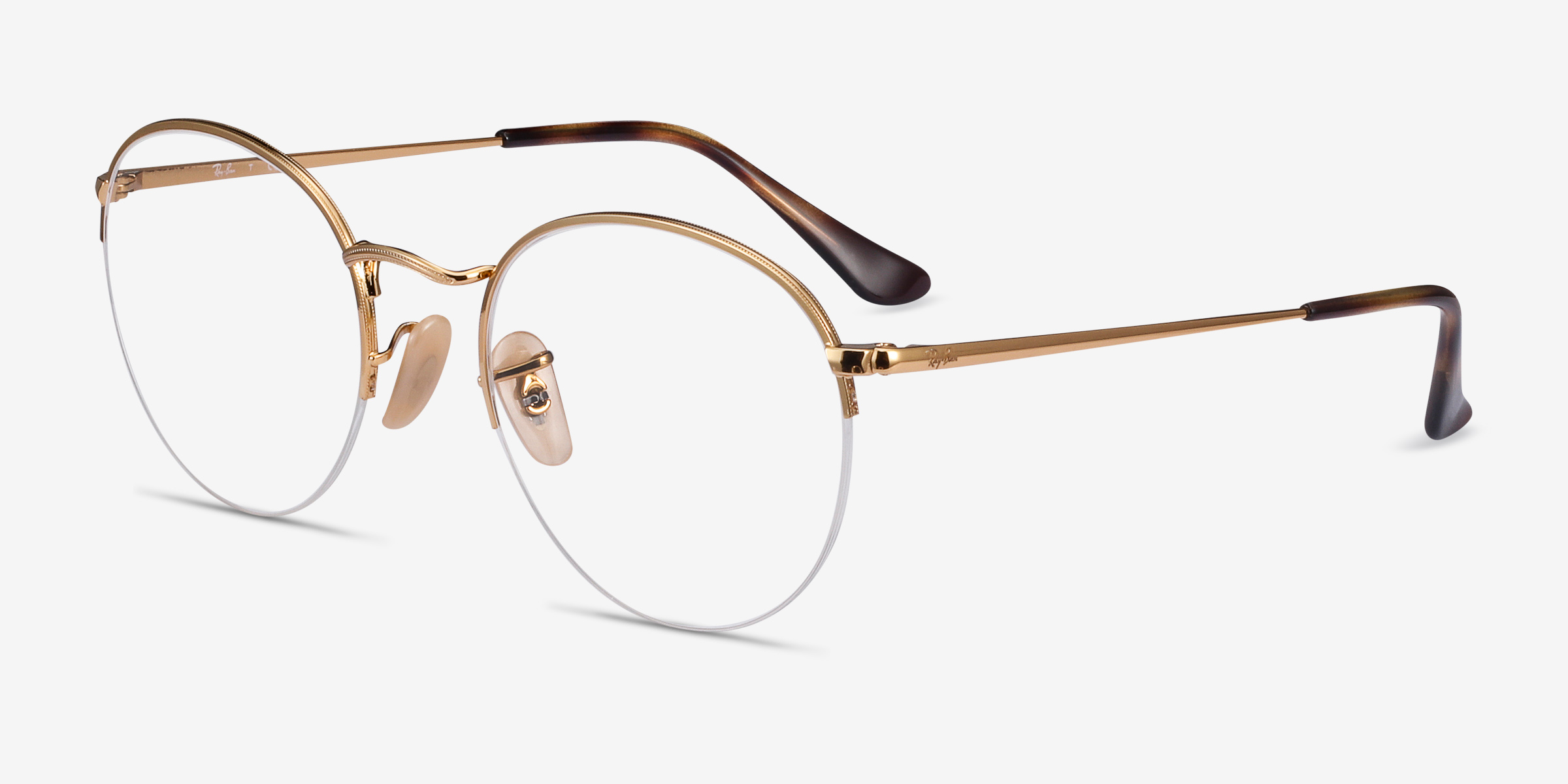 Ray-Ban RB3947V Round - Round Gold Frame Eyeglasses | Eyebuydirect