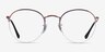 Ray-Ban RB3947V Round Bronze Copper MetalEyeglass Frames from EyeBuyDirect, Front View