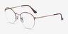 Ray-Ban RB3947V Round Bronze Copper MetalEyeglass Frames from EyeBuyDirect, Angle View
