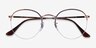 Ray-Ban RB3947V Round Bronze Copper MetalEyeglass Frames from EyeBuyDirect, Closed View