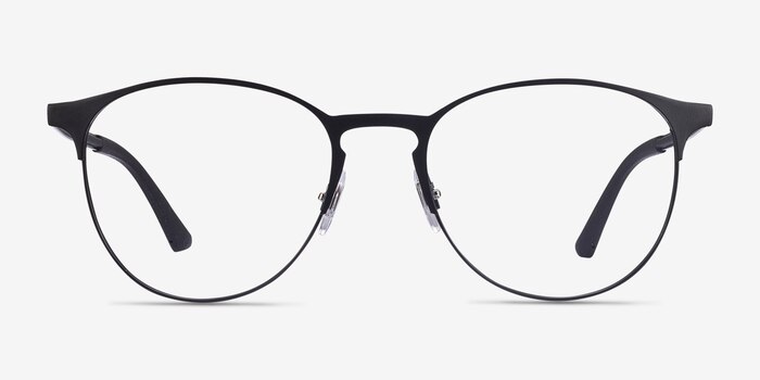 Ray-Ban RB6375 Black Metal Eyeglass Frames from EyeBuyDirect