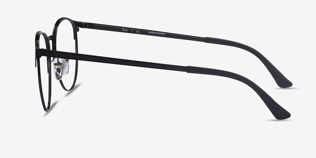 Ray-Ban RB6375 Black MetalEyeglass Frames from EyeBuyDirect, Side View