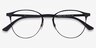 Ray-Ban RB6375 Black MetalEyeglass Frames from EyeBuyDirect, Closed View