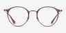 Ray-Ban RB6378 Light Brown MetalEyeglass Frames from EyeBuyDirect, Front View