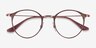 Ray-Ban RB6378 Light Brown MetalEyeglass Frames from EyeBuyDirect, Closed View