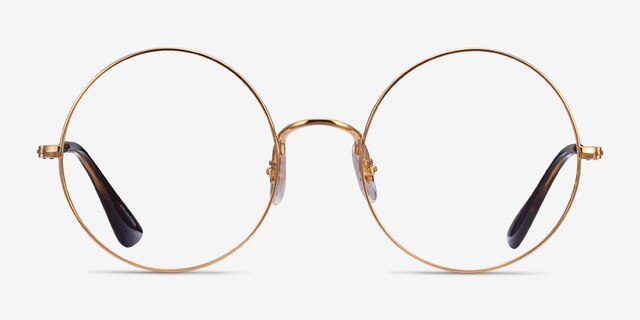 Ray-Ban RB6392 Doré MétalMontures de lunettes de vue d'EyeBuyDirect, Vue de Face