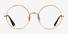 Ray-Ban RB6392 Doré MétalMontures de lunettes de vue d'EyeBuyDirect, Vue de Face