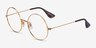 Ray-Ban RB6392 Doré MétalMontures de lunettes de vue d'EyeBuyDirect, Vue d'Angle