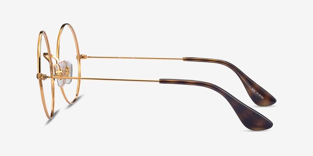 Ray-Ban RB6392 Doré MétalMontures de lunettes de vue d'EyeBuyDirect, Vue de Côté