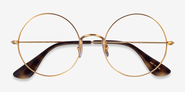 Ray-Ban RB6392 Doré MétalMontures de lunettes de vue d'EyeBuyDirect, Vue Rapprochée