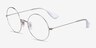 Ray-Ban RB6392 Silver MetalEyeglass Frames from EyeBuyDirect, Angle View