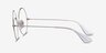Ray-Ban RB6392 Silver MetalEyeglass Frames from EyeBuyDirect, Side View
