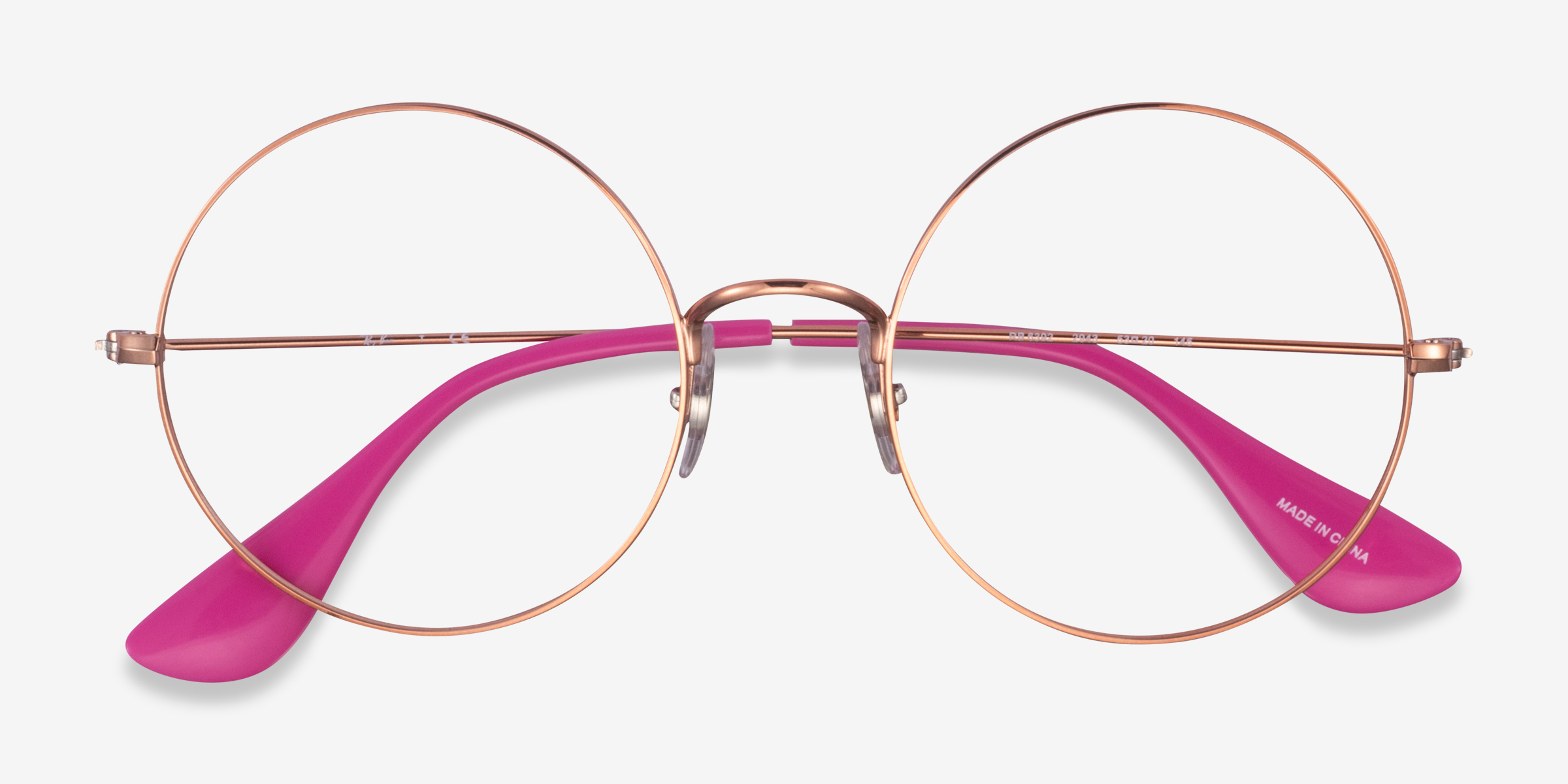 RayBan RB6392 Round Bronze Frame Glasses For Women Eyebuydirect