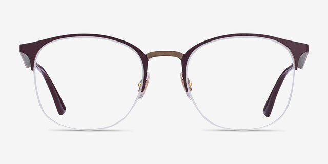 Ray-Ban RB6422 Bordeaux Gold MetalEyeglass Frames from EyeBuyDirect, Front View