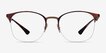 Ray-Ban RB6422 Tortoise Gold MetalEyeglass Frames from EyeBuyDirect, Front View