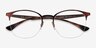 Ray-Ban RB6422 Tortoise Gold MetalEyeglass Frames from EyeBuyDirect, Closed View