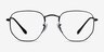 Ray-Ban RB6448 Black MetalEyeglass Frames from EyeBuyDirect, Front View