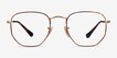 Ray-Ban RB6448 Tortoise Gold MetalEyeglass Frames from EyeBuyDirect, Front View
