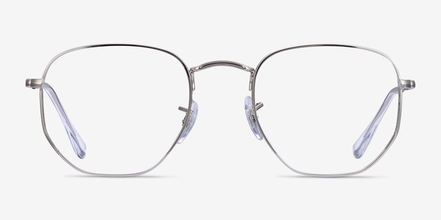 Ray-Ban RB6448 Silver MetalEyeglass Frames from EyeBuyDirect, Front View