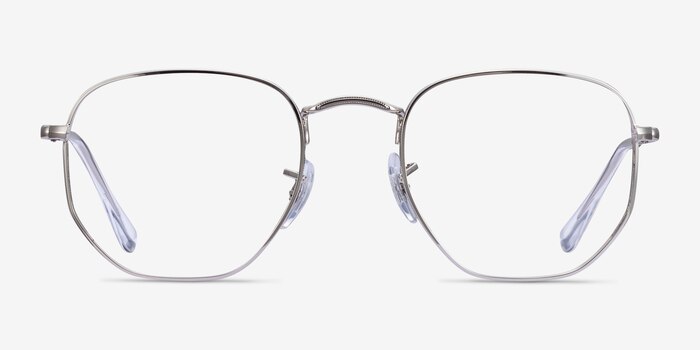 Ray-Ban RB6448 Silver Metal Eyeglass Frames from EyeBuyDirect