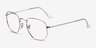 Ray-Ban RB6448 Silver MetalEyeglass Frames from EyeBuyDirect, Angle View