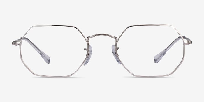 Ray-Ban RB6456 Silver Metal Eyeglass Frames from EyeBuyDirect