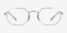 Ray-Ban RB6456 Silver MetalEyeglass Frames from EyeBuyDirect, Front View