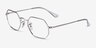 Ray-Ban RB6456 Silver MetalEyeglass Frames from EyeBuyDirect, Angle View