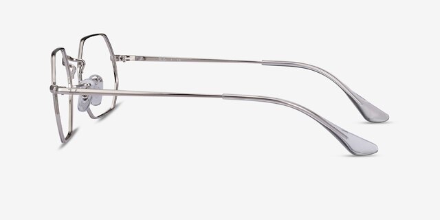 Ray-Ban RB6456 Silver MetalEyeglass Frames from EyeBuyDirect, Side View
