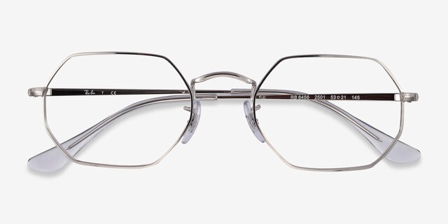Ray-Ban RB6456 Silver MetalEyeglass Frames from EyeBuyDirect, Closed View