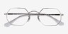 Ray-Ban RB6456 Silver MetalEyeglass Frames from EyeBuyDirect, Closed View