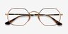 Ray-Ban RB6456 Tortoise Gold MetalEyeglass Frames from EyeBuyDirect, Closed View