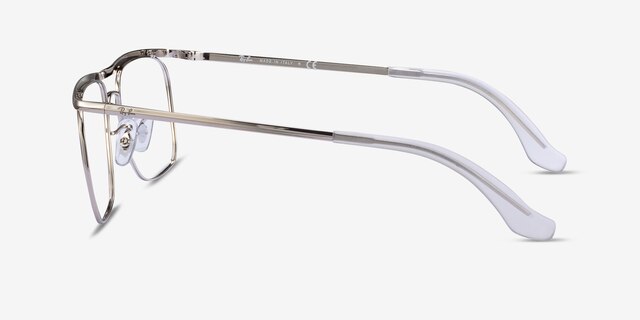 Ray-Ban RB6519 Silver MetalEyeglass Frames from EyeBuyDirect, Side View