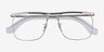 Ray-Ban RB6519 Silver MetalEyeglass Frames from EyeBuyDirect, Closed View